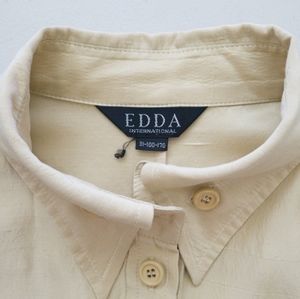 Edda International Yellow Long sleeve top Button up Shirt
